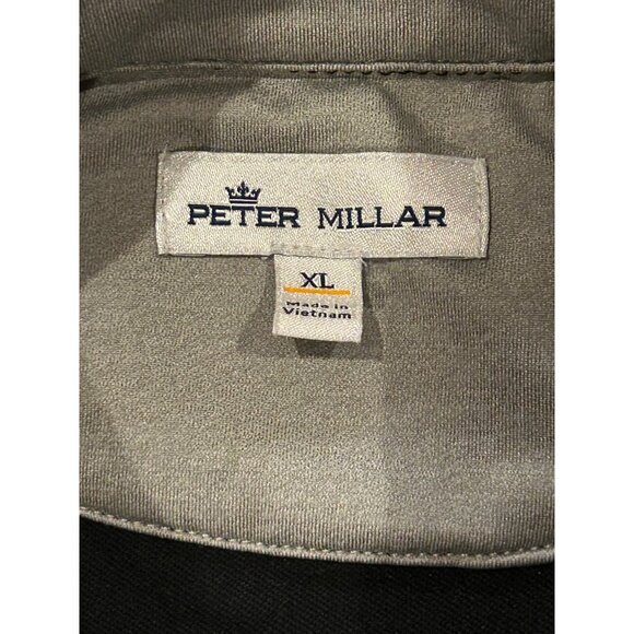Peter Millar Crown Sport Galway Stretch Loop Terry 1/4 Zip Vest Miami (OH) XL - Picture 6 of 8